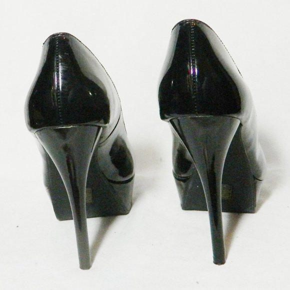 Call it Spring Black Patent Platform Pumps Sz 9 - Picture 4 of 7